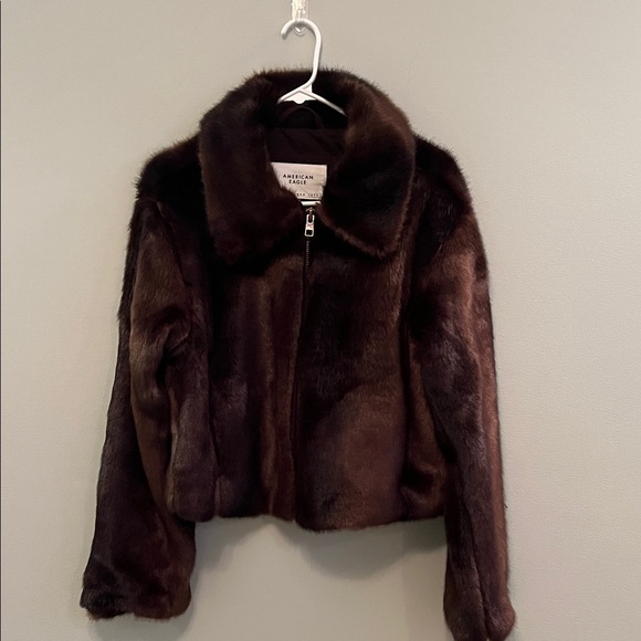 American Rag Women's Dark Brown Teddy Jacket - Picture 3 of 5